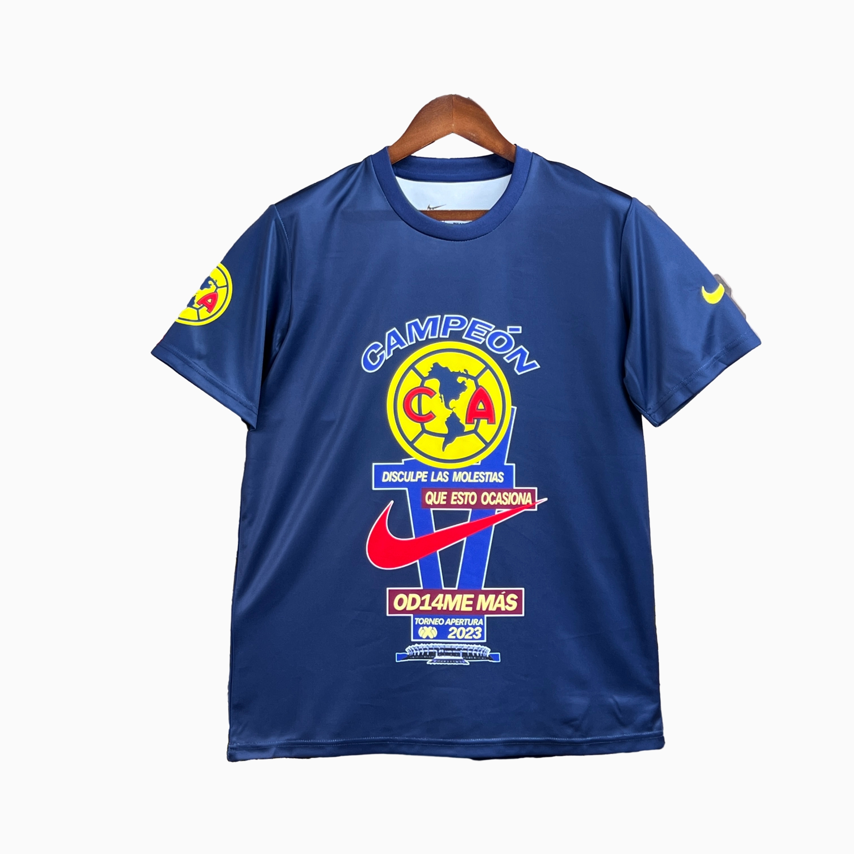 América 23-24 Champion Commemorative Edition Jersey - Fans Version - Blue - SOCCERDEALSHOP