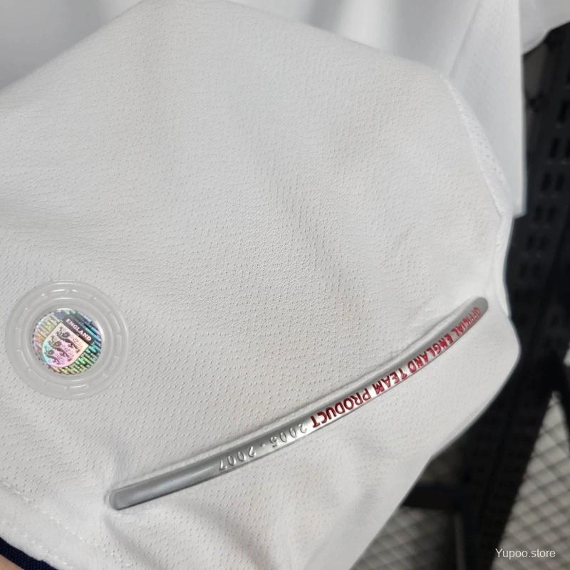 Retro England 2006 Home Long Sleeve Jersey - SOCCERDEALSHOP