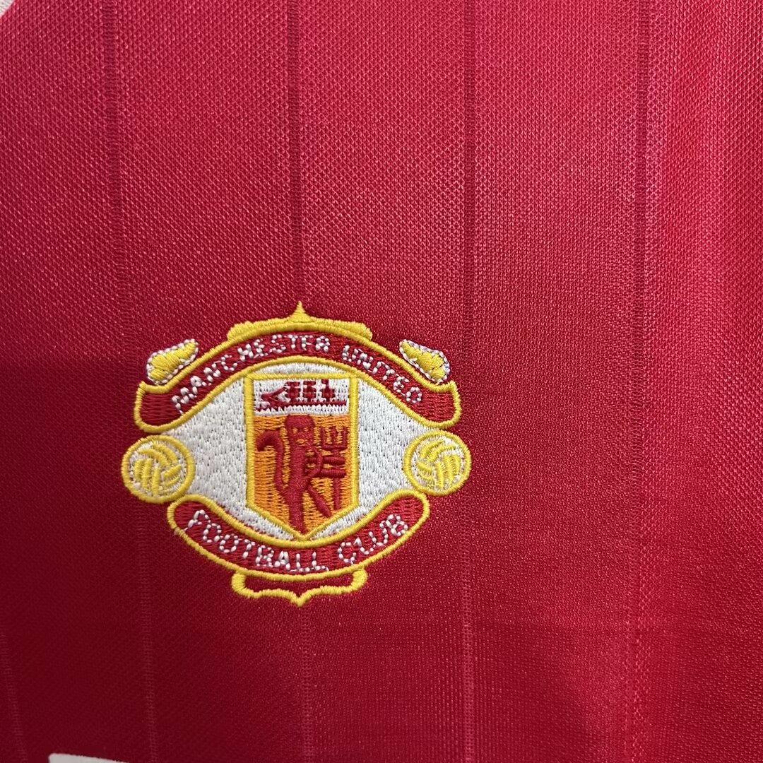 Manchester United Retro 82-83 Home Long Sleeve Jersey - SOCCERDEALSHOP