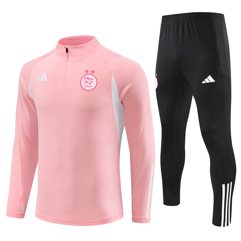 Algeria 23-24 Kids Long Sleeve Training Set Pink - SOCCERDEALSHOP