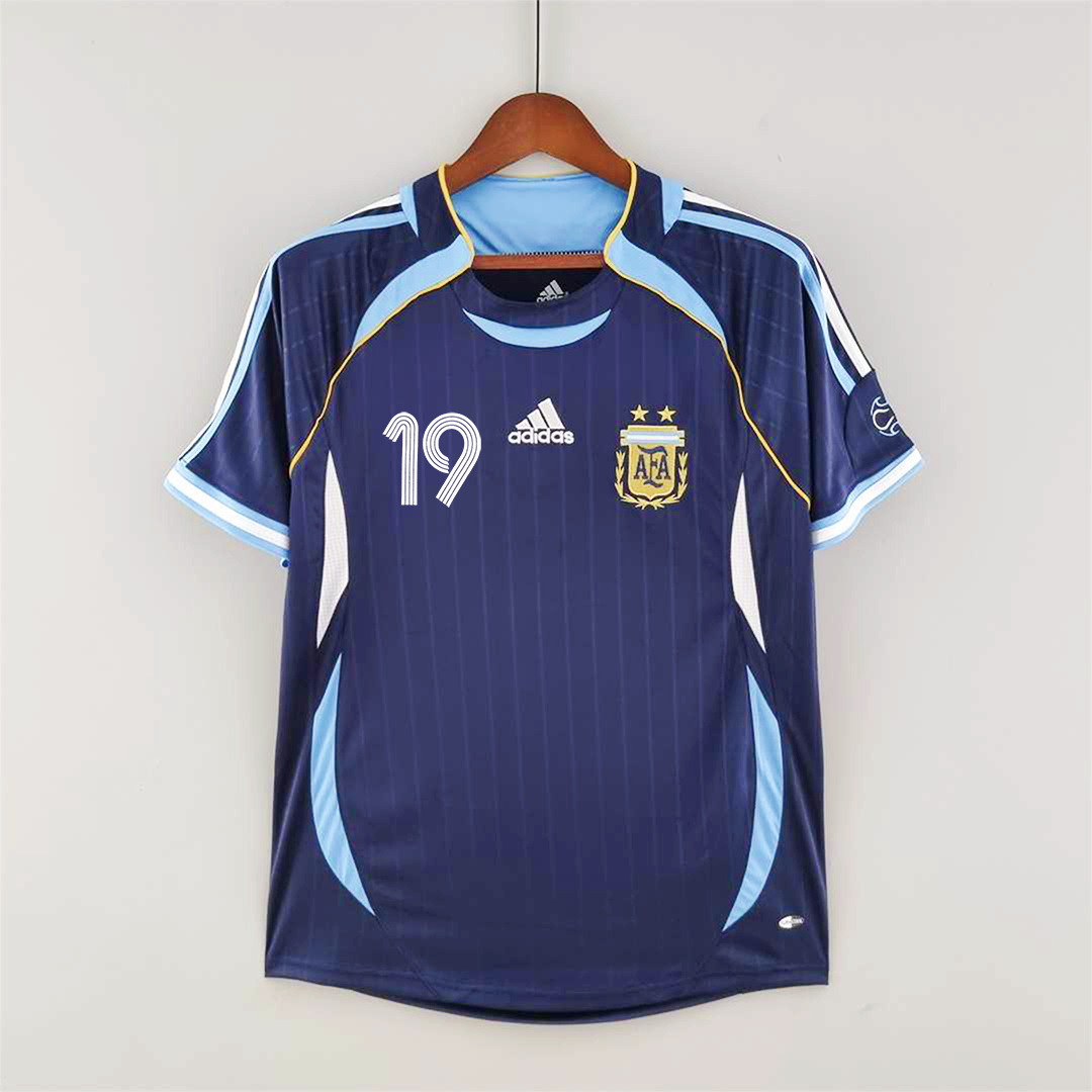 Retro Argentina 2006 Away Stadium Jersey - SOCCERDEALSHOP