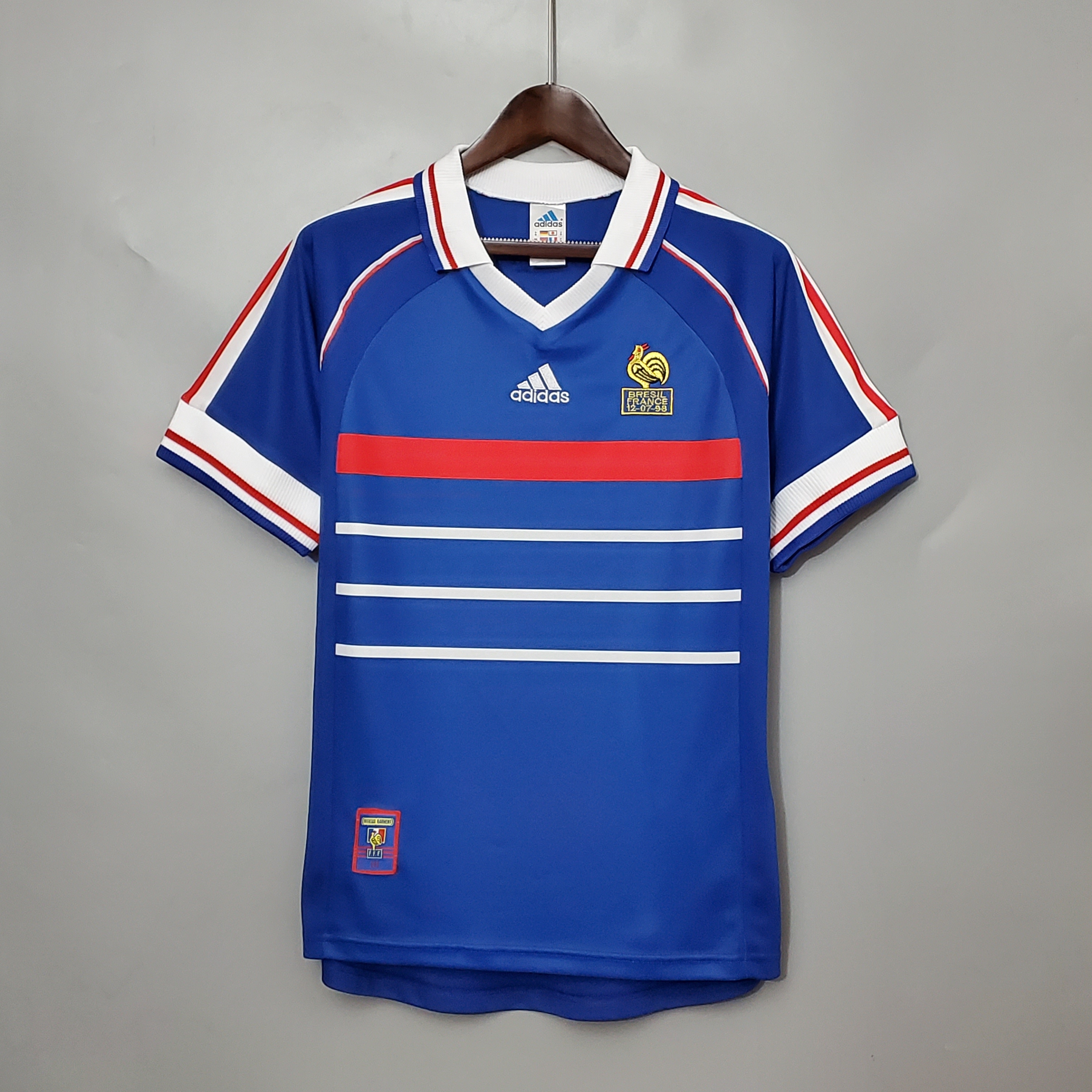 France Retro 1998 Home Jersey - SOCCERDEALSHOP