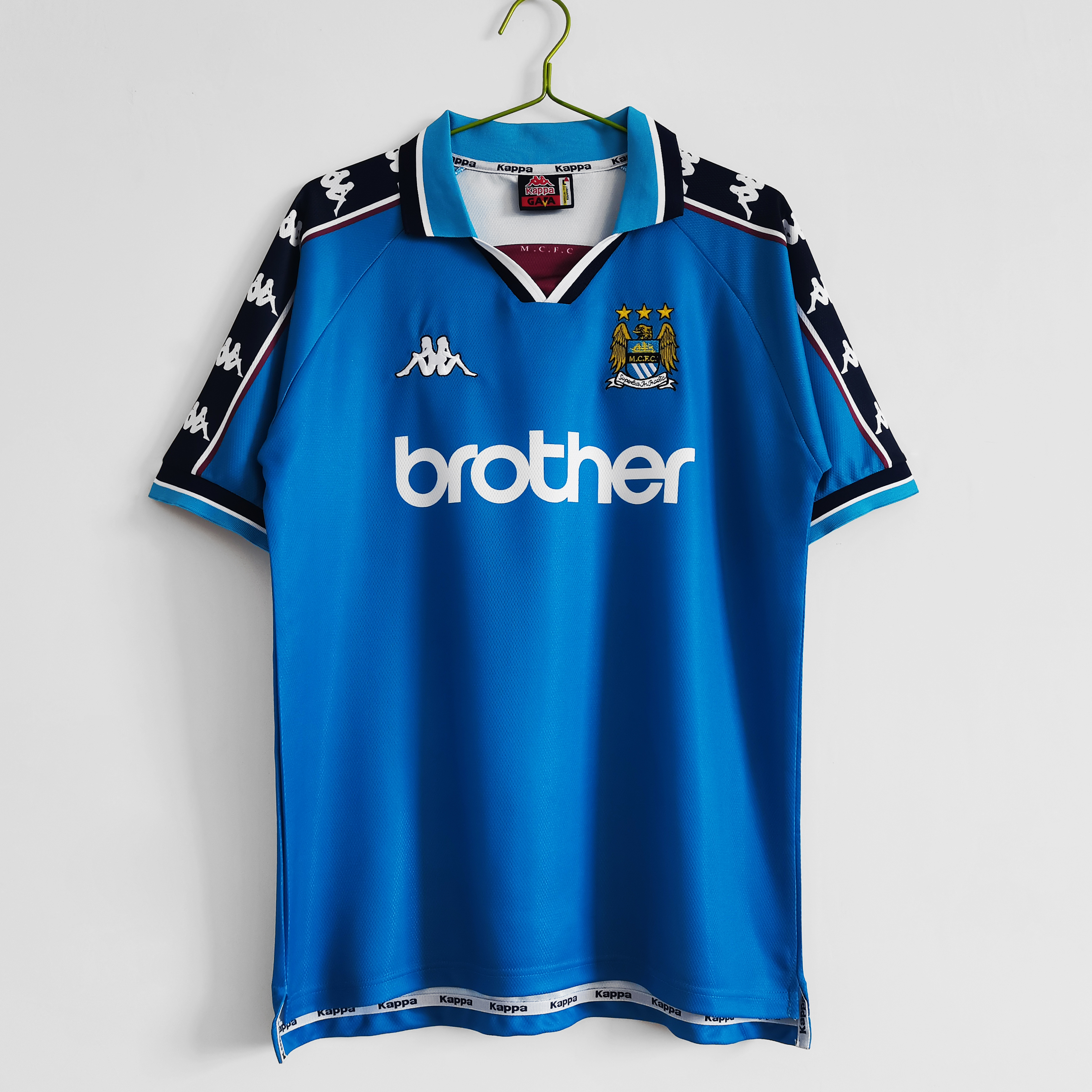 Retro Manchester City 1997-98 Home Stadium Jersey - SOCCERDEALSHOP