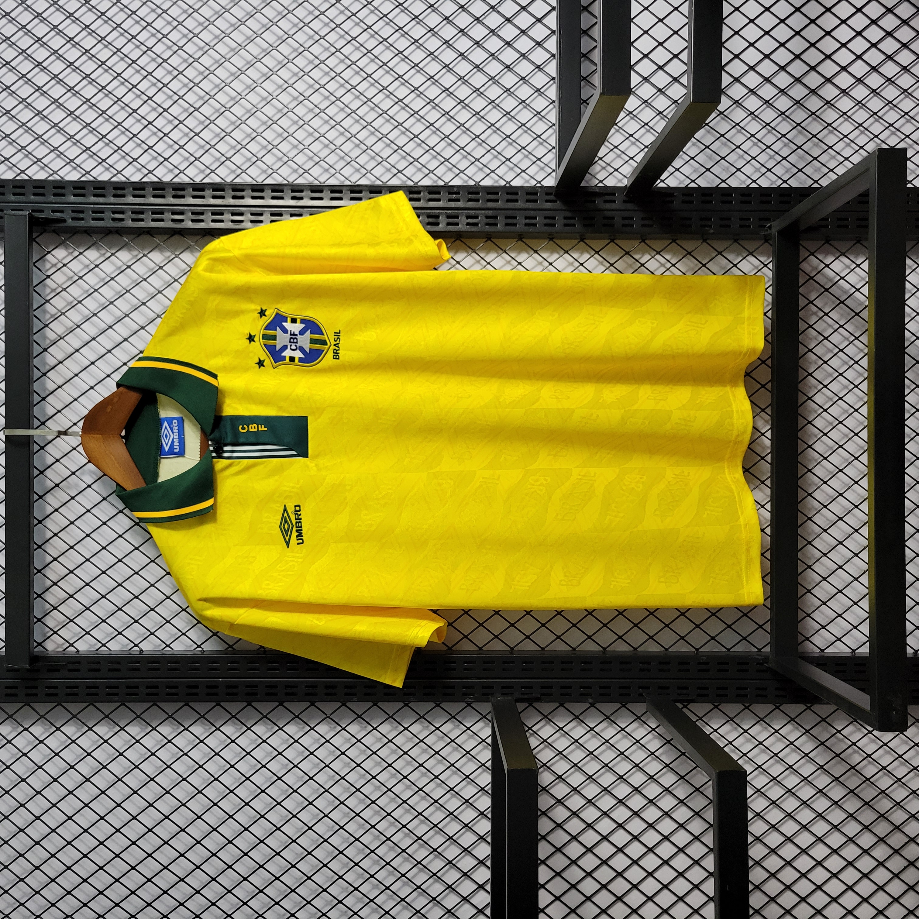Retro Brazil 1991-93 Home Stadium Jersey - SOCCERDEALSHOP