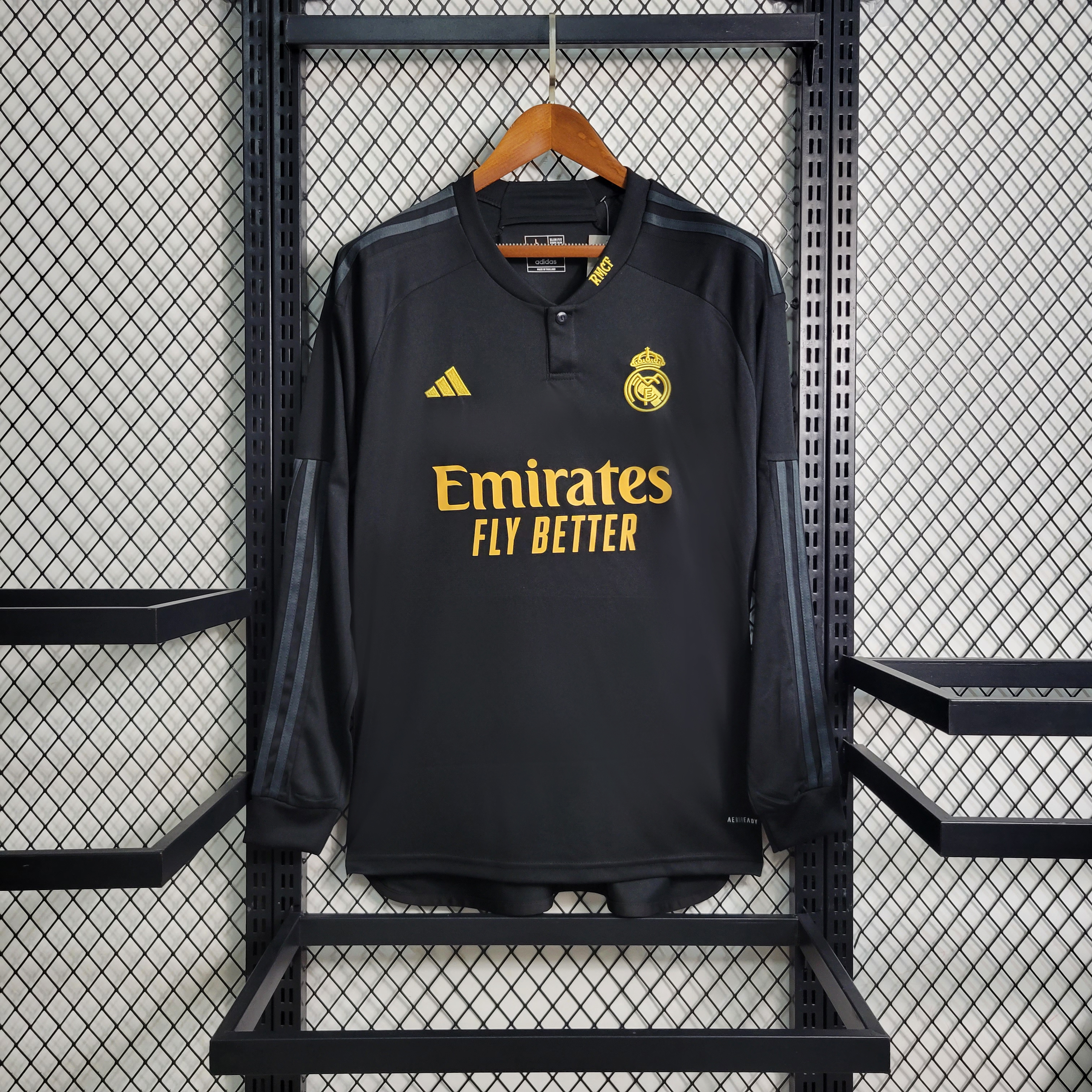 Real Madrid 23-24 Third Away Long Sleeve Jersey - Fans Version - SOCCERDEALSHOP