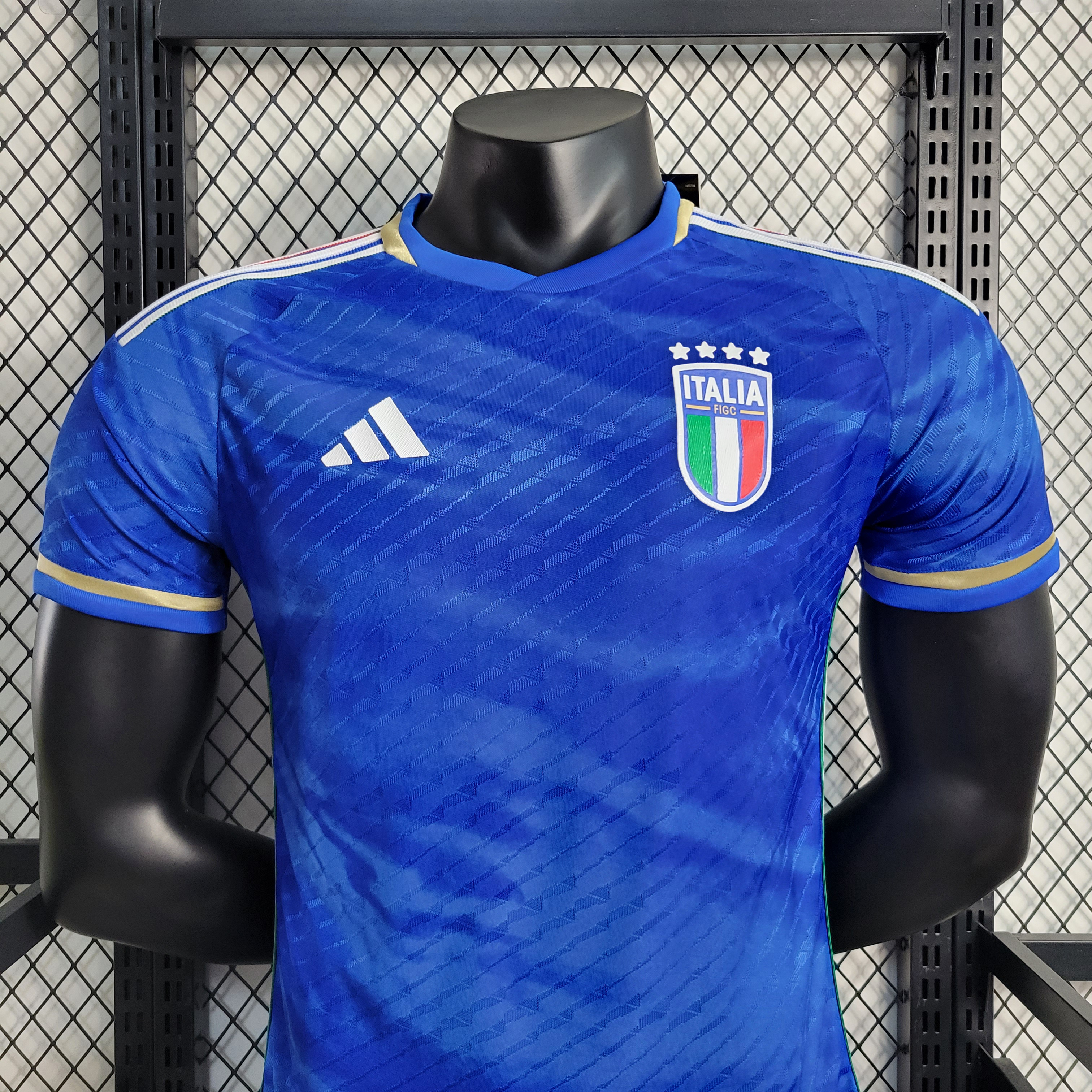 Italy 23-24 Home Stadium Jersey - Player Version - SOCCERDEALSHOP