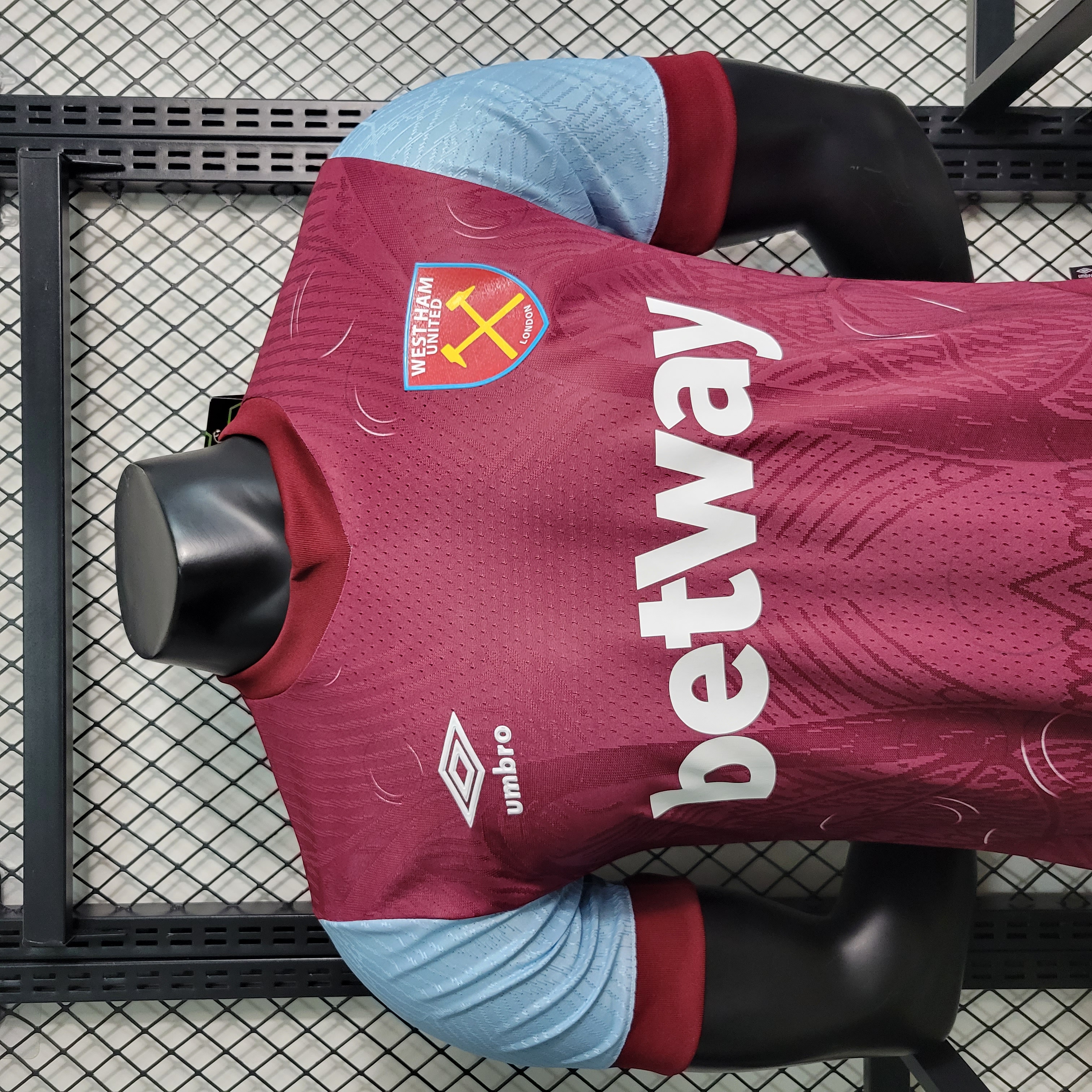 West Ham United 23-24 Home Stadium Jersey - Player Version - SOCCERDEALSHOP