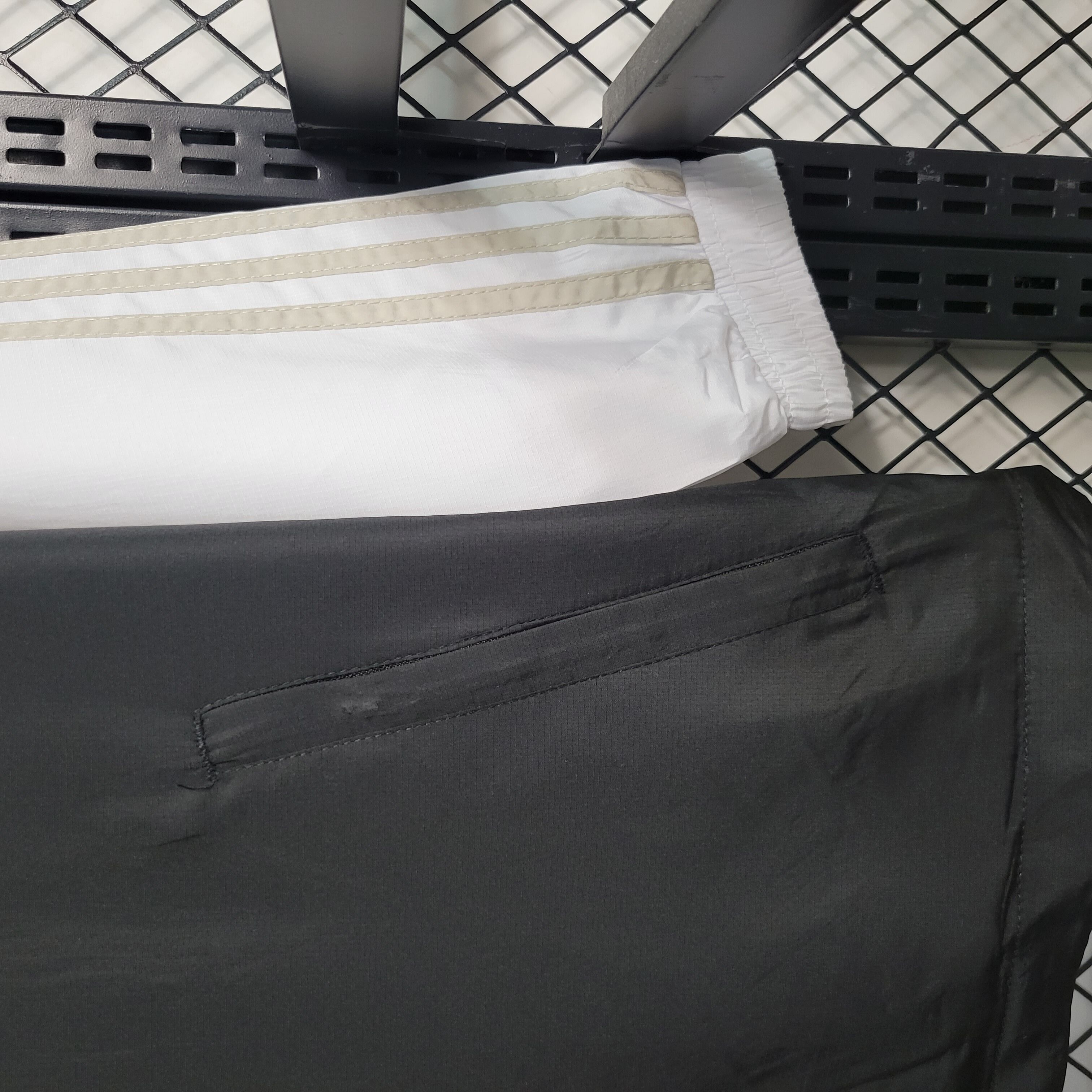 Belgium 23-24 Player Windbreaker Jacket - Black & White - SOCCERDEALSHOP