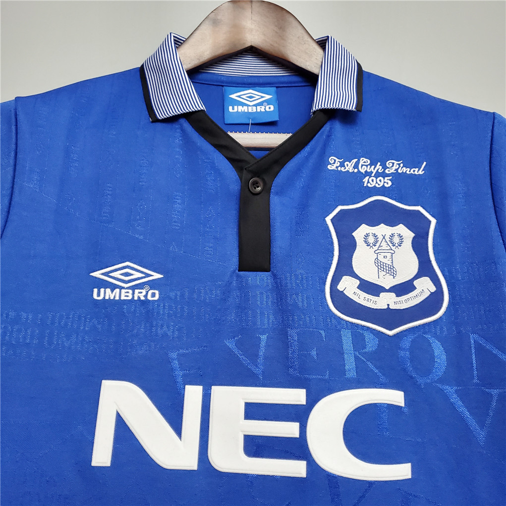 Retro Everton 1995 FA Cup Final Jersey - SOCCERDEALSHOP
