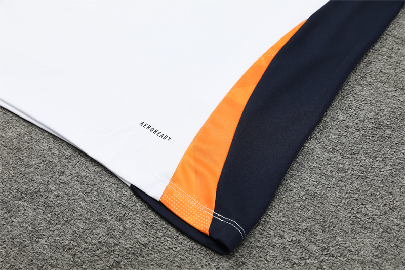 Real Madrid 24-25 Long Sleeve Training Set - White - SOCCERDEALSHOP