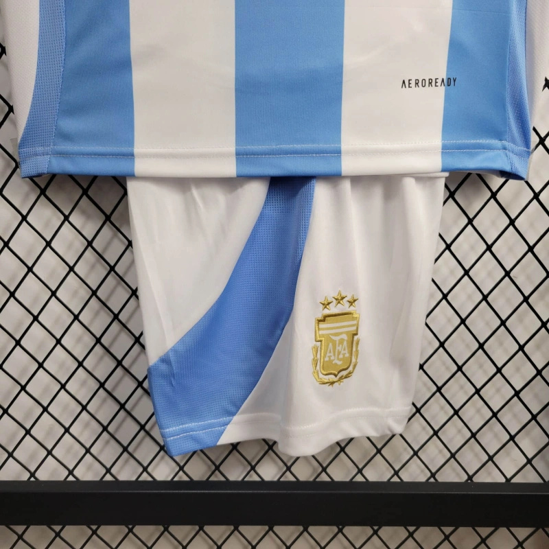 Argentina 2024 Home Stadium Kids Kit - SOCCERDEALSHOP