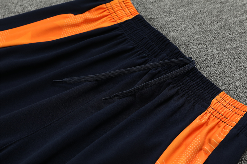 Real Madrid 24-25 Long Sleeve Training Set - Blue & Orange - SOCCERDEALSHOP