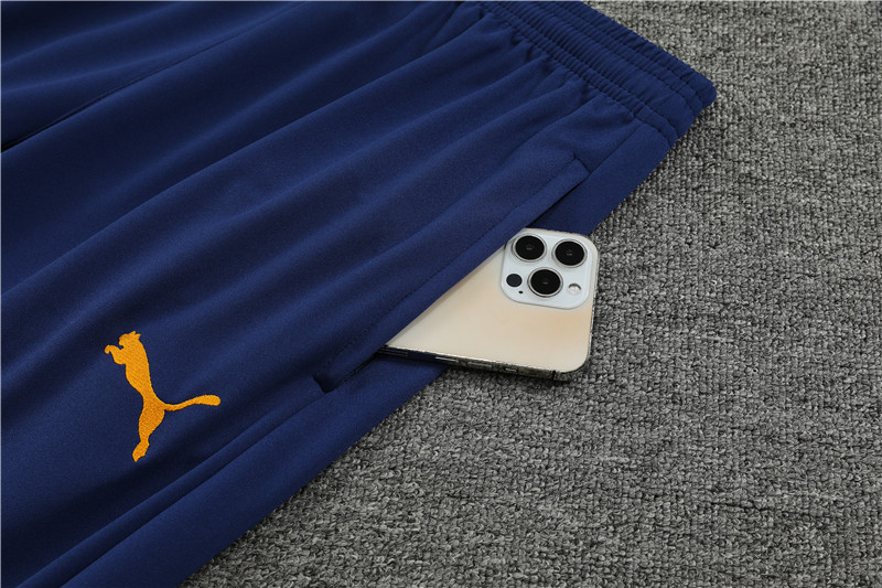 Marseille 23-24 Kids Long Sleeve Training Set Royal Rlue - SOCCERDEALSHOP