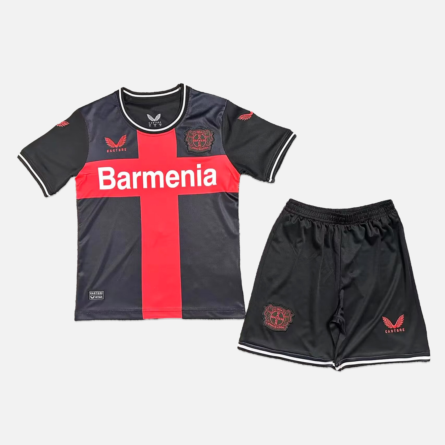 Leverkusen 23-24 Home Stadium Kids Kit - SOCCERDEALSHOP