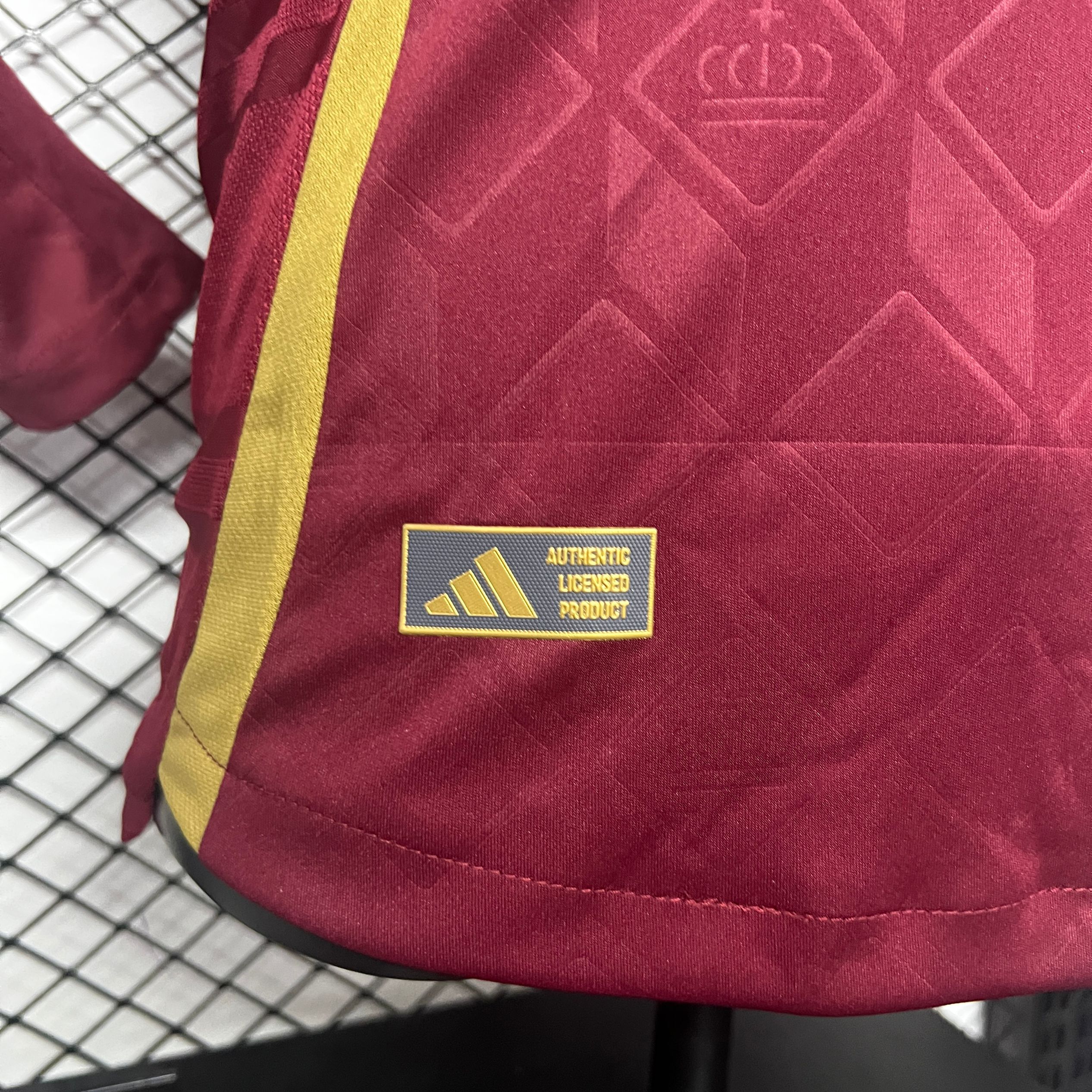 Belgium 2024 Home Stadium Long Sleeve Jersey - Player Version - SOCCERDEALSHOP