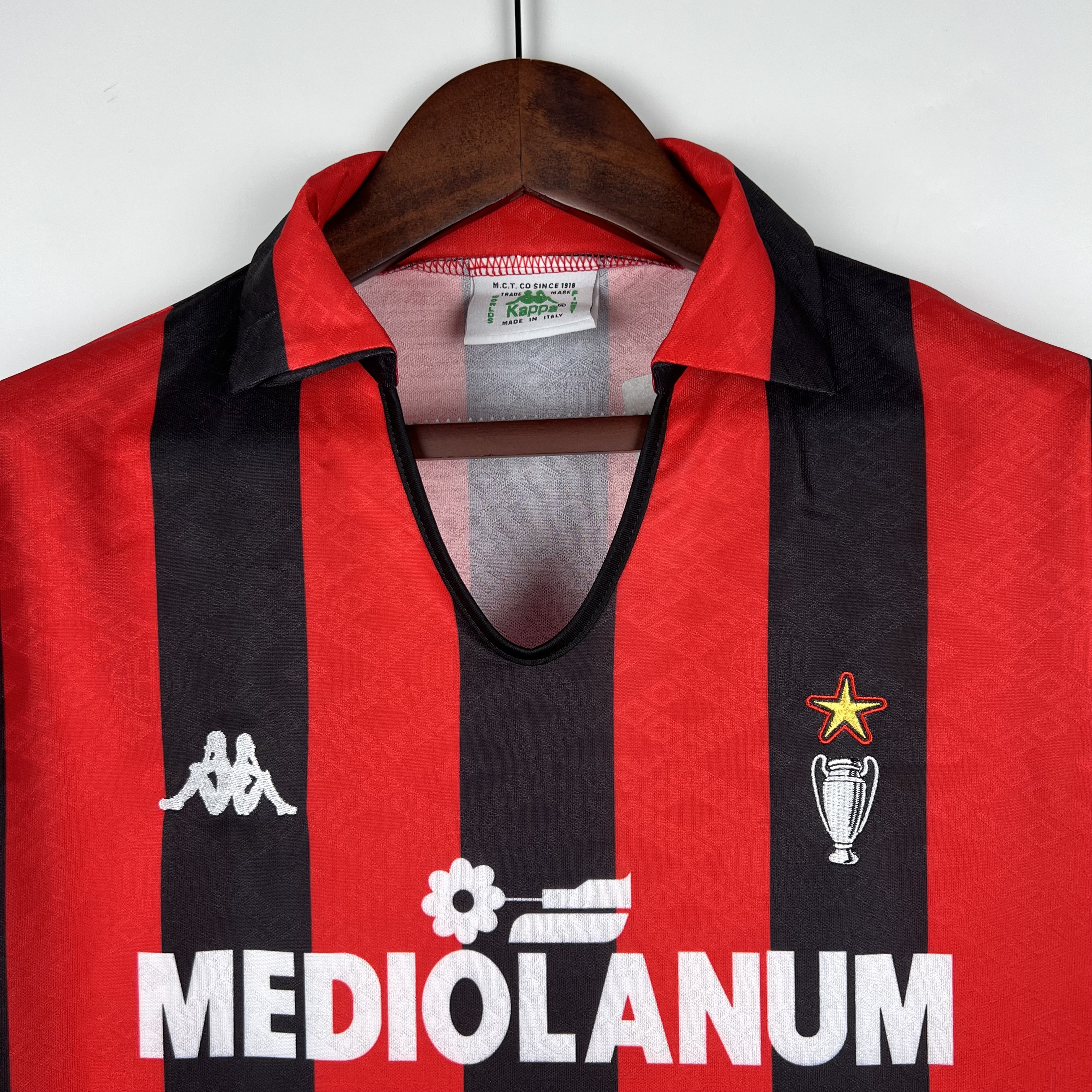Retro AC Milan 1989-90 Home Stadium Jersey - SOCCERDEALSHOP