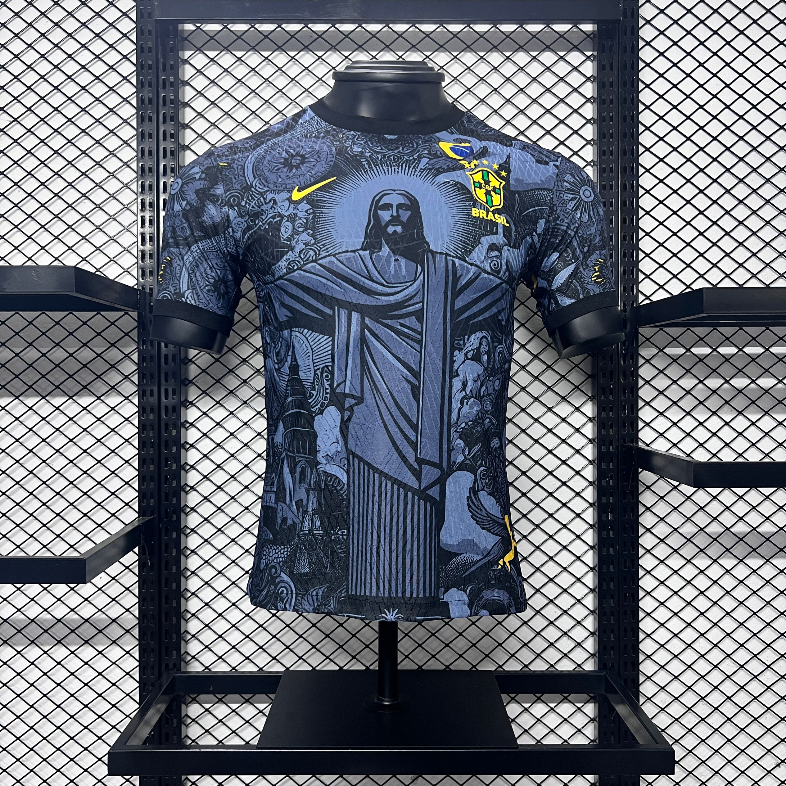 Brazil 2024 Christ the Redeemer Statue Special Edition Jersey - Player Version - SOCCERDEALSHOP