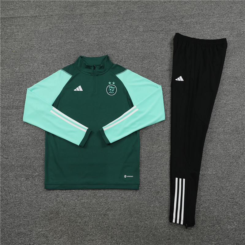 Algeria 23-24 Long Sleeve Training Set -Green - SOCCERDEALSHOP