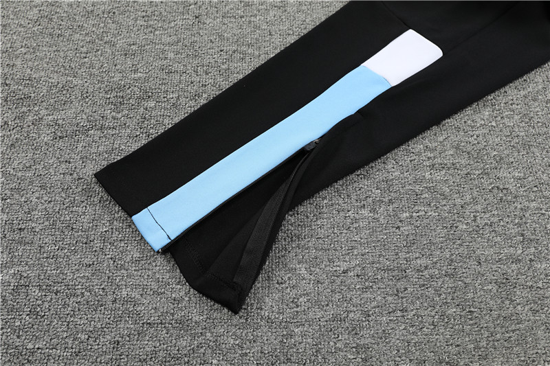 Manchester City 23-24 Kids Long Sleeve Training Set Black - SOCCERDEALSHOP