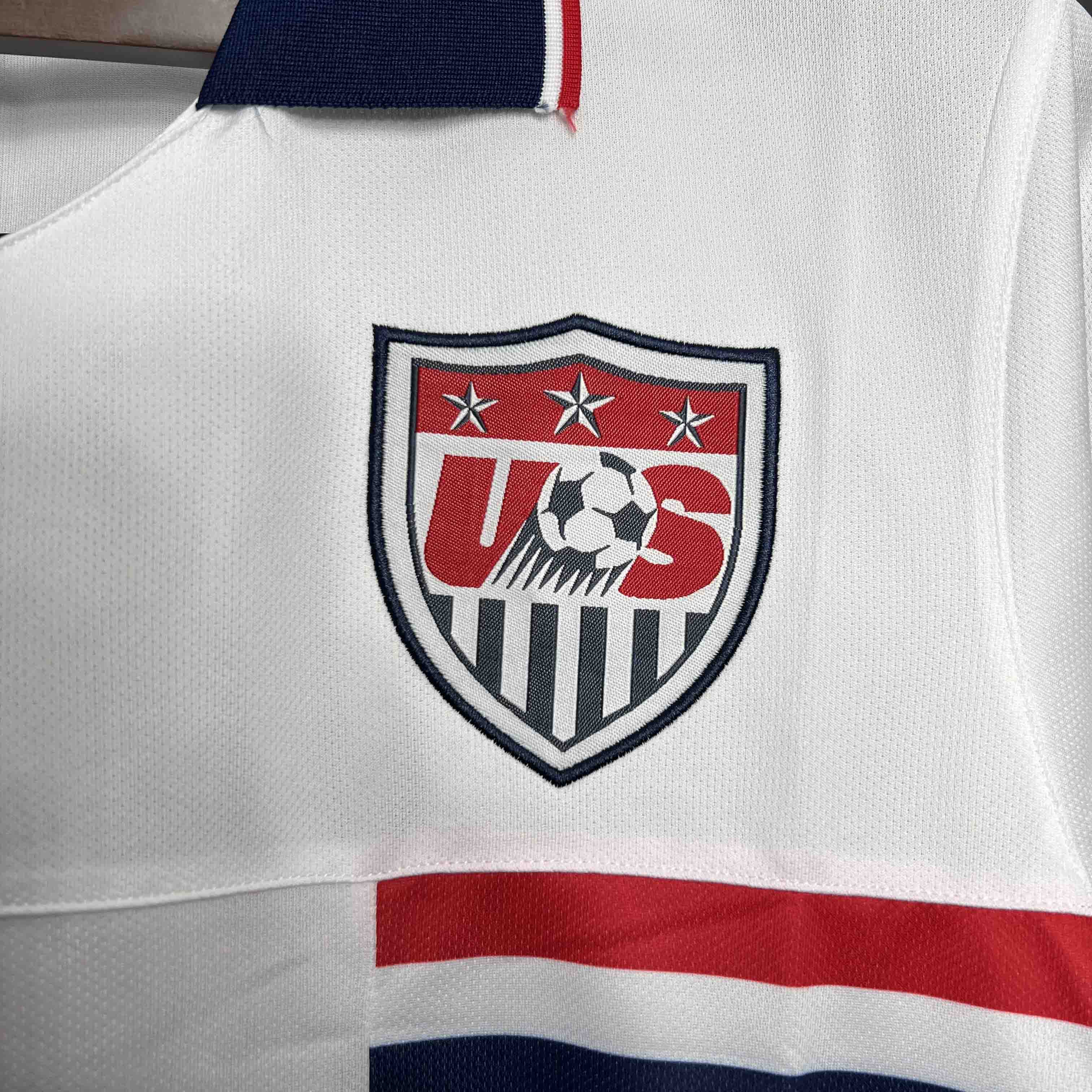 Retro United States USA 1995 Home Stadium Jersey - SOCCERDEALSHOP