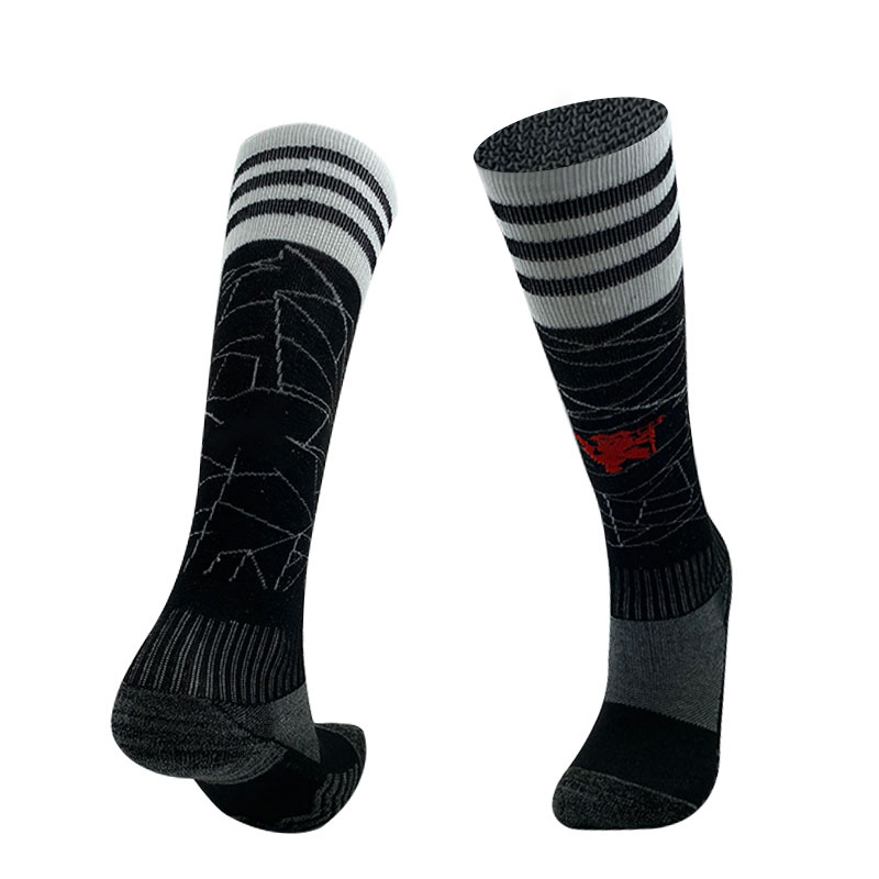 Manchester United 23-24 Home Socks - Black - SOCCERDEALSHOP
