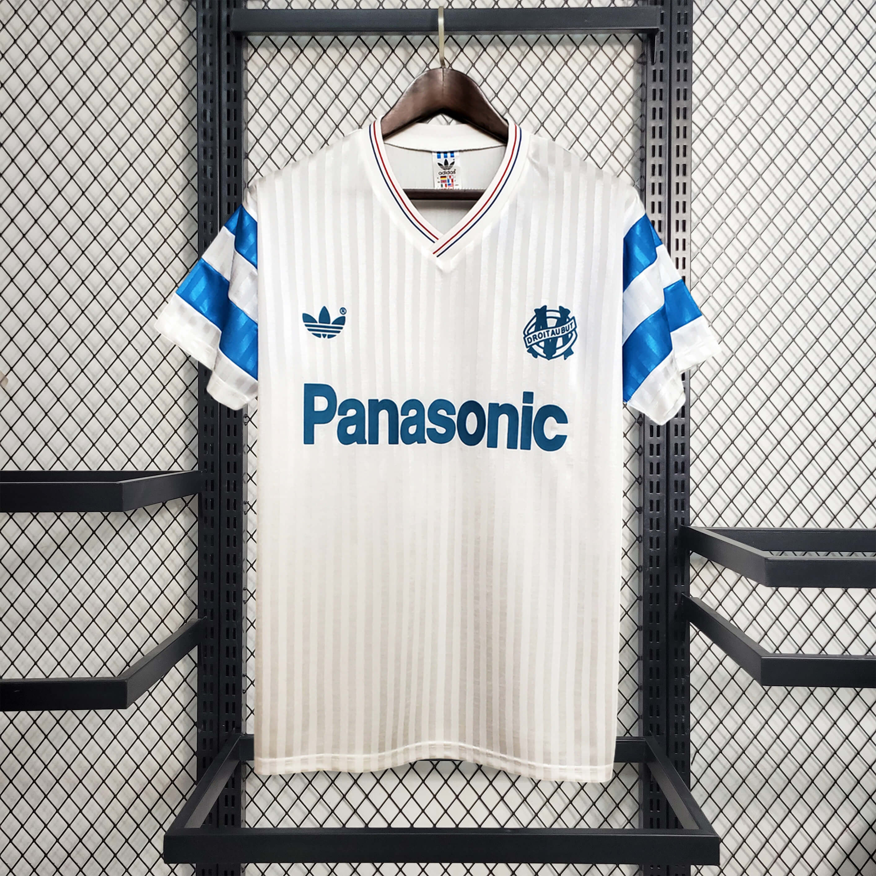 Retro Marseille 1990-91 Home Stadium Jersey - SOCCERDEALSHOP