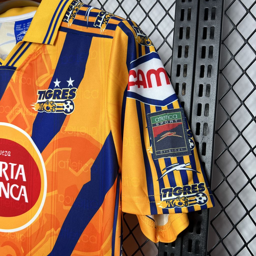 Retro Tigres UANL 1997-98 Home Stadium Jersey - SOCCERDEALSHOP