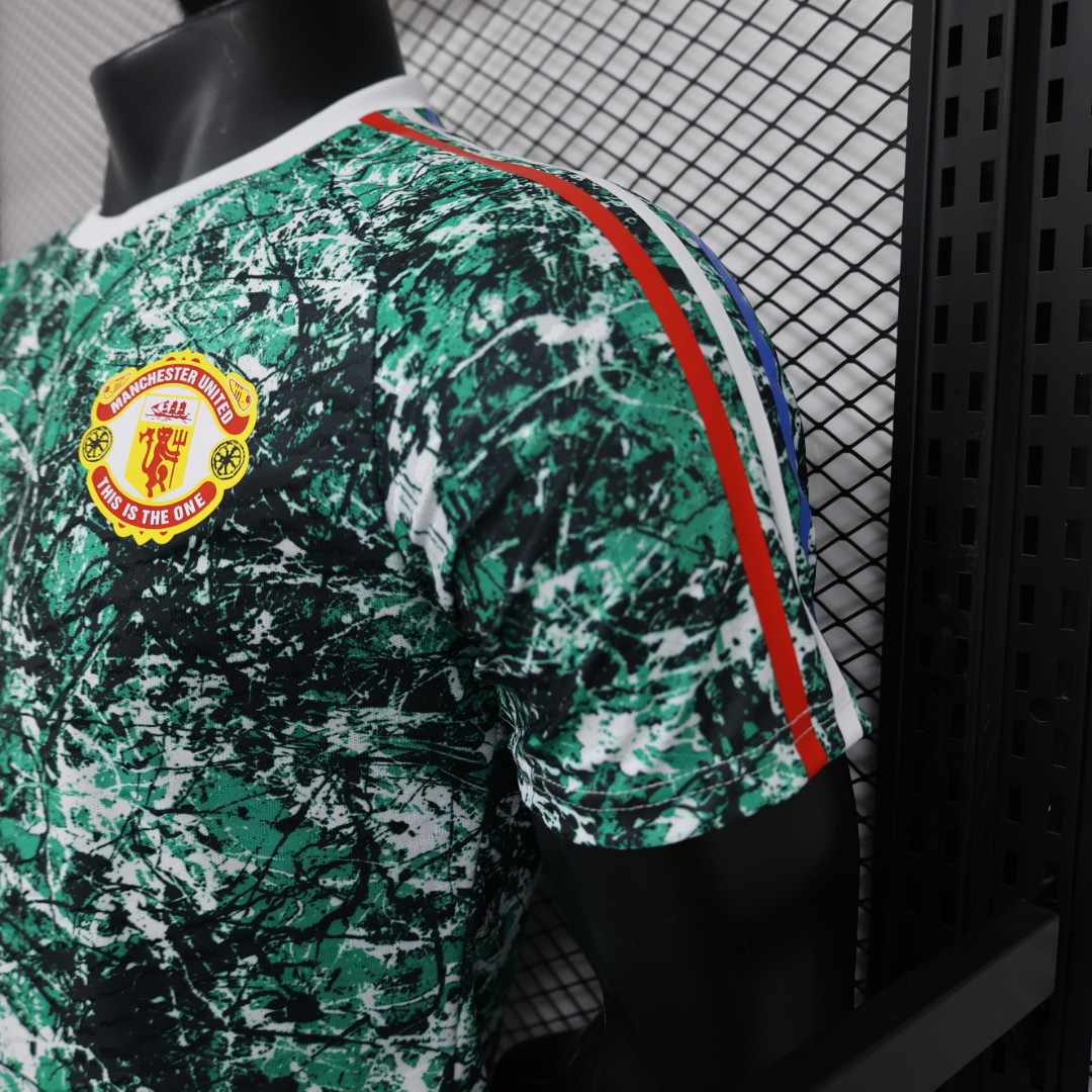 Manchester United x Stone Roses 23-24 Special Edition Jersey - Player Version - SOCCERDEALSHOP