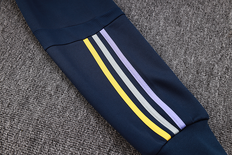 Real Madrid 23-24 Jacket Training Tracksuit - Royal Blue - SOCCERDEALSHOP