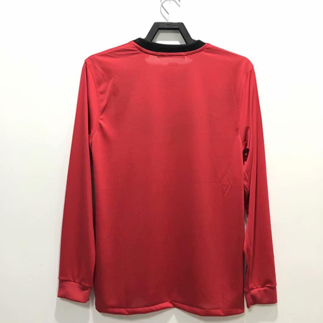 Manchester United Retro 09-10 Home Long Sleeve Jersey - SOCCERDEALSHOP