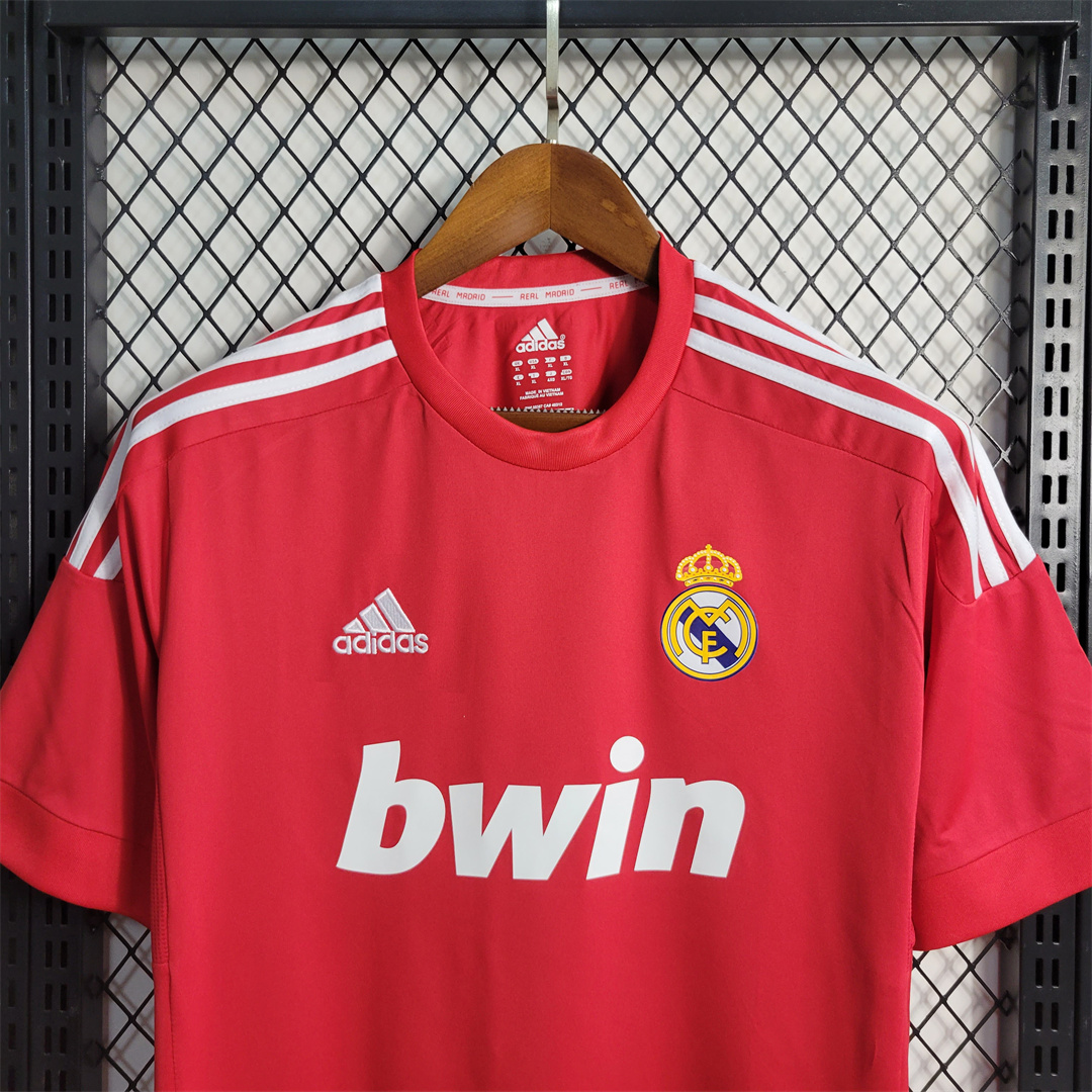 Real Madrid Retro 11-12 Third Red Jersey - SOCCERDEALSHOP