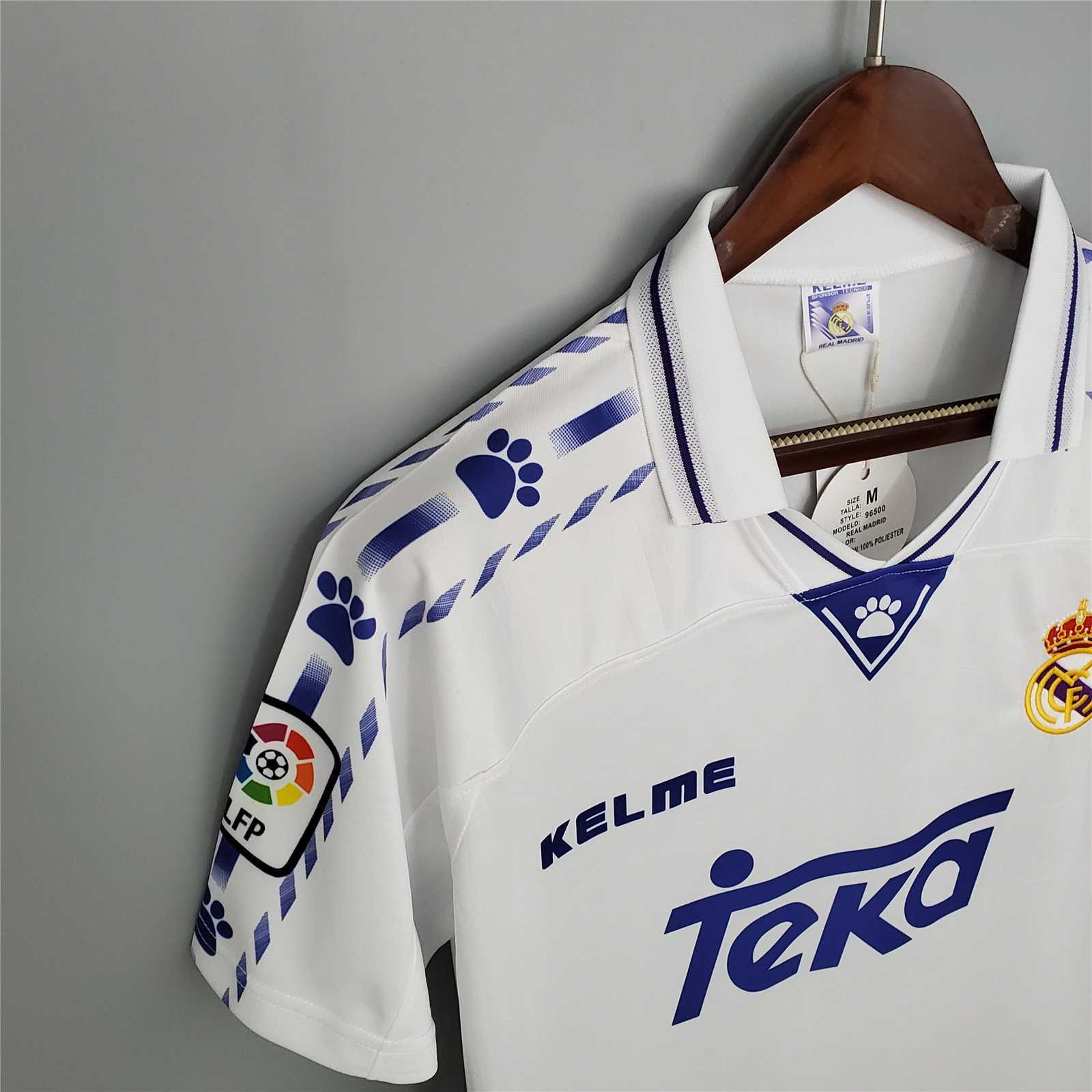 Real Madrid Retro 96-97 Home Stadium Jersey - SOCCERDEALSHOP