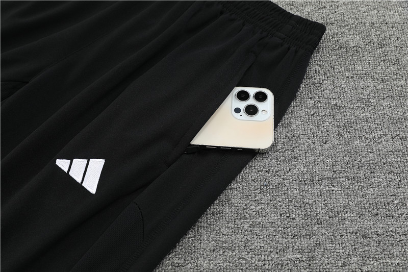 Real Madrid 23-24 Kids Long Sleeve Training Set Black - SOCCERDEALSHOP