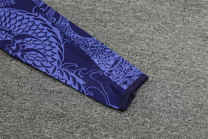 Real Madrid 24-25 Long Sleeve Training Set - Blue Dragon - SOCCERDEALSHOP