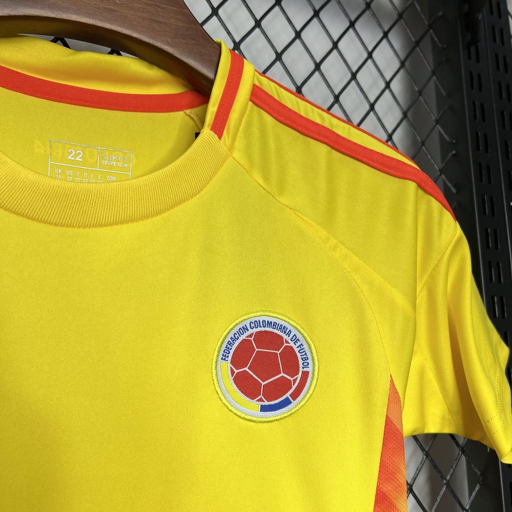 Colombia 2024 Home Stadium Kids Kit - SOCCERDEALSHOP