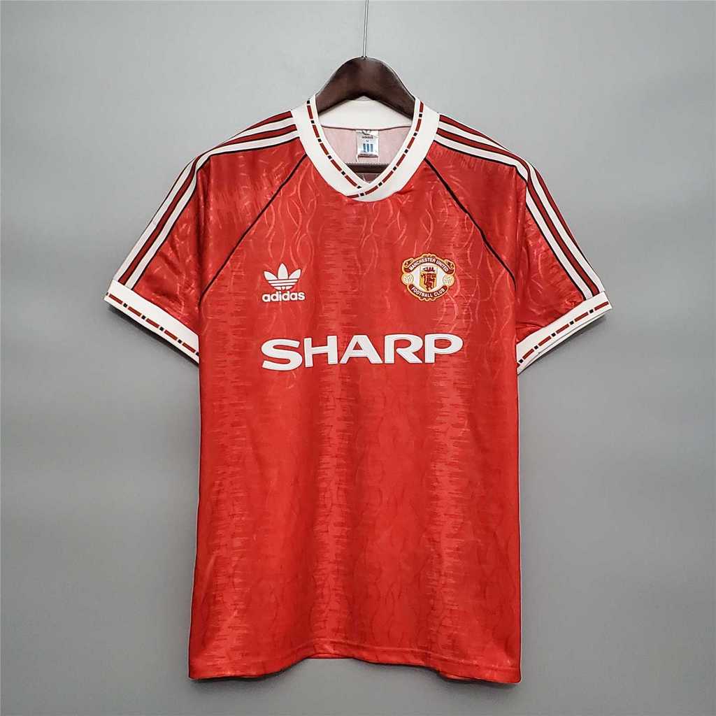 Manchester United Retro 91-92 Home Jersey - SOCCERDEALSHOP