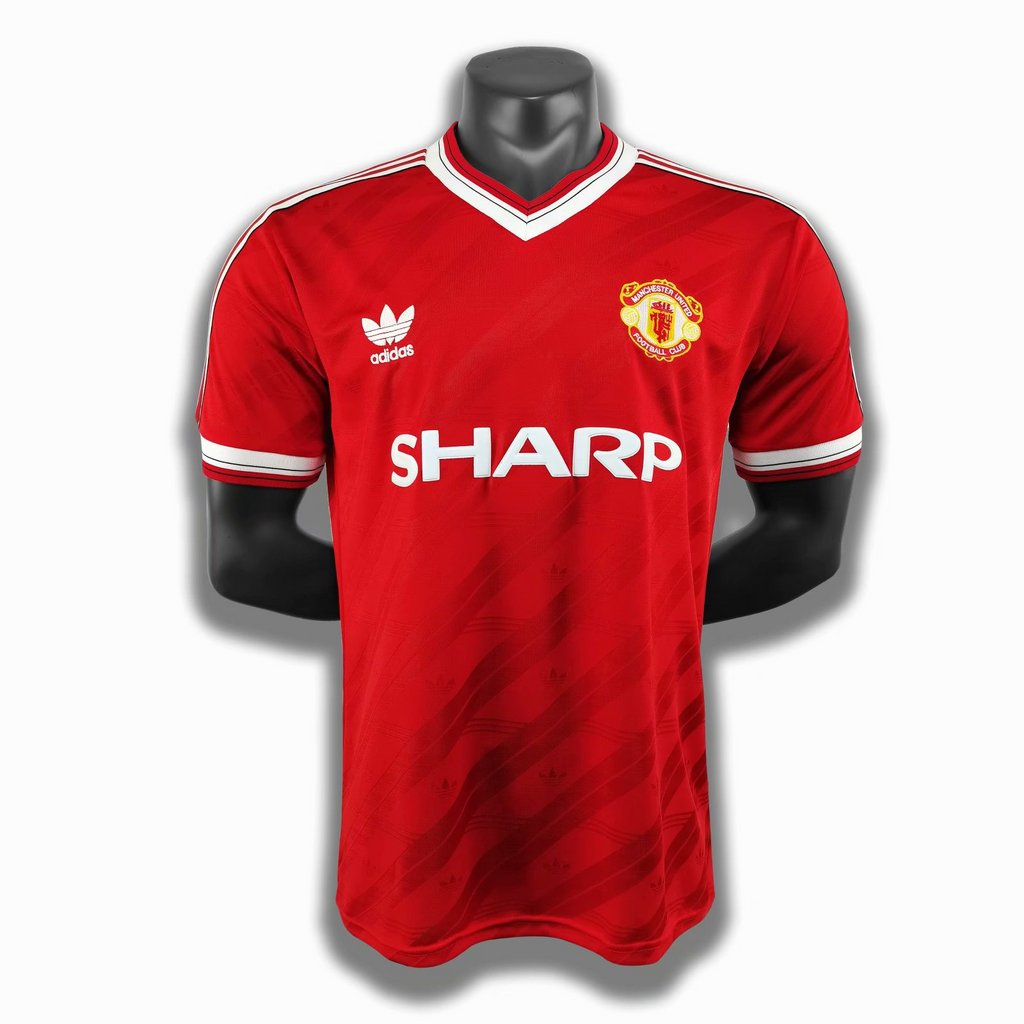 Manchester United Retro 86-88 Home Stadium Jersey - SOCCERDEALSHOP