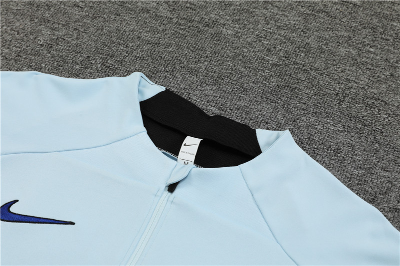 Inter Milan 23-24 Long Sleeve Training Set -Light Grey - SOCCERDEALSHOP