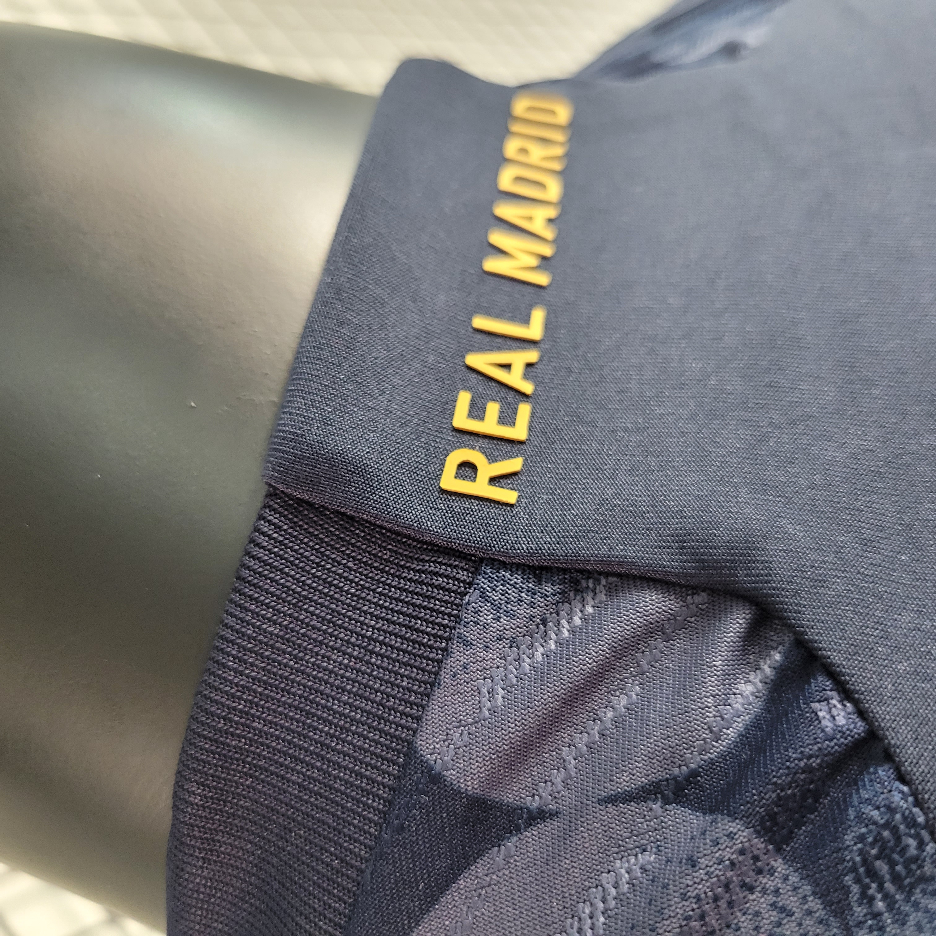 Real Madrid 23-24 Away Blue Jersey - Player Version ( with POP ART Number) - SOCCERDEALSHOP