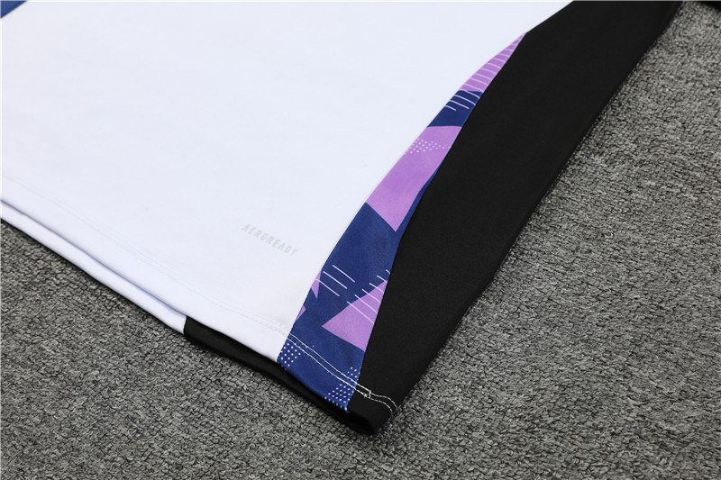 Germany 2024 Long Sleeve Training Set - White With Black - SOCCERDEALSHOP