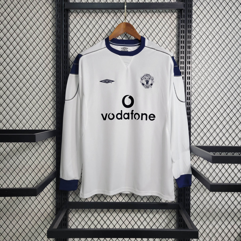 Manchester United Retro 99-00 Away Long Sleeve Jersey - SOCCERDEALSHOP