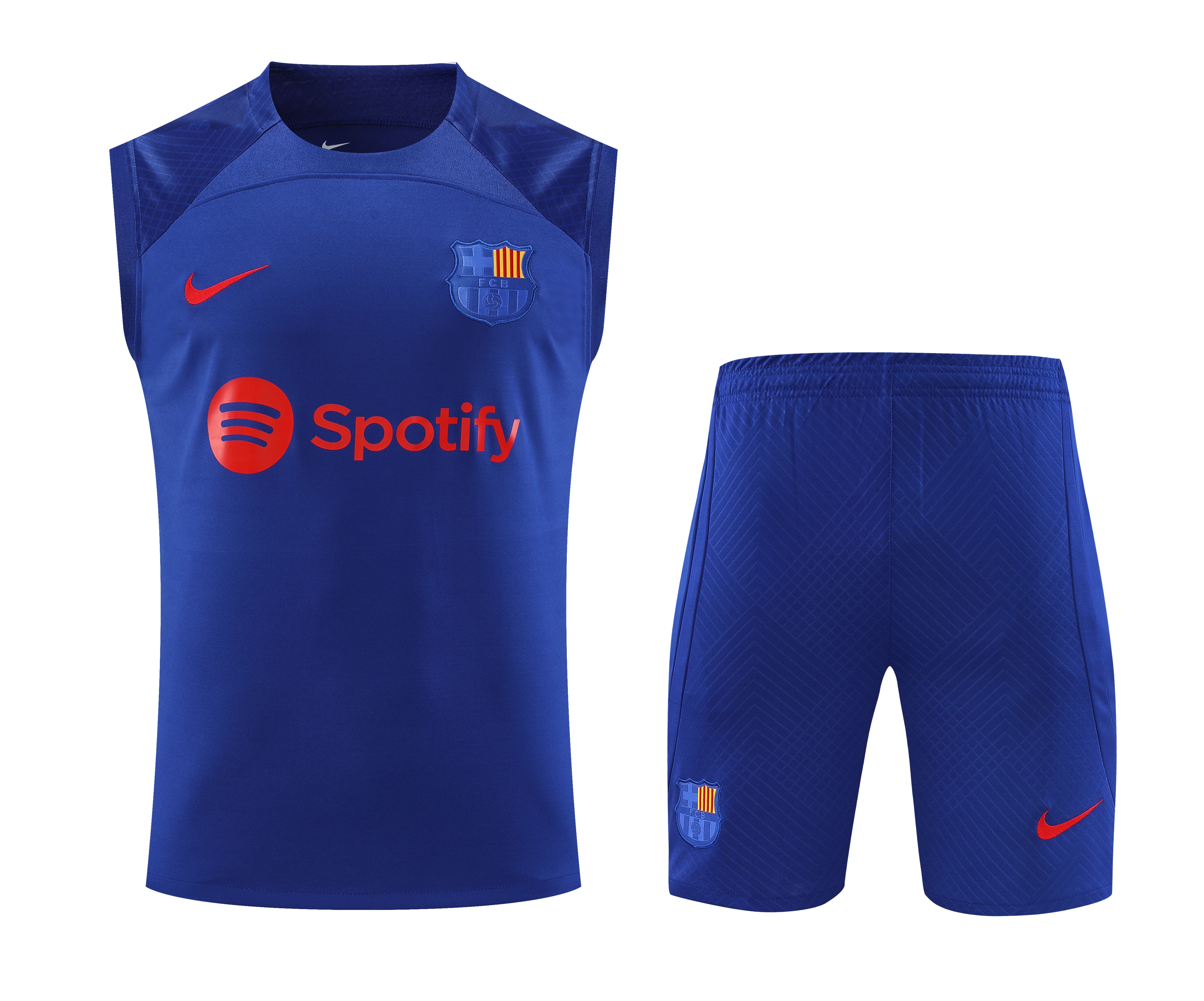 23/24 B.A.R.S.A Blue Training Vest Suit - SOCCERDEALSHOP