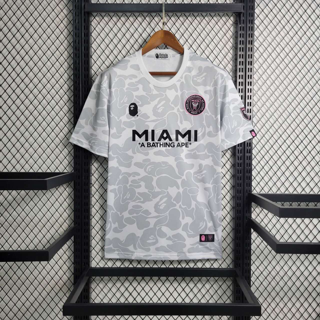 INT M.A.M x A.P.E 23-24 White Special Edition Jersey - Fans Version - SOCCERDEALSHOP