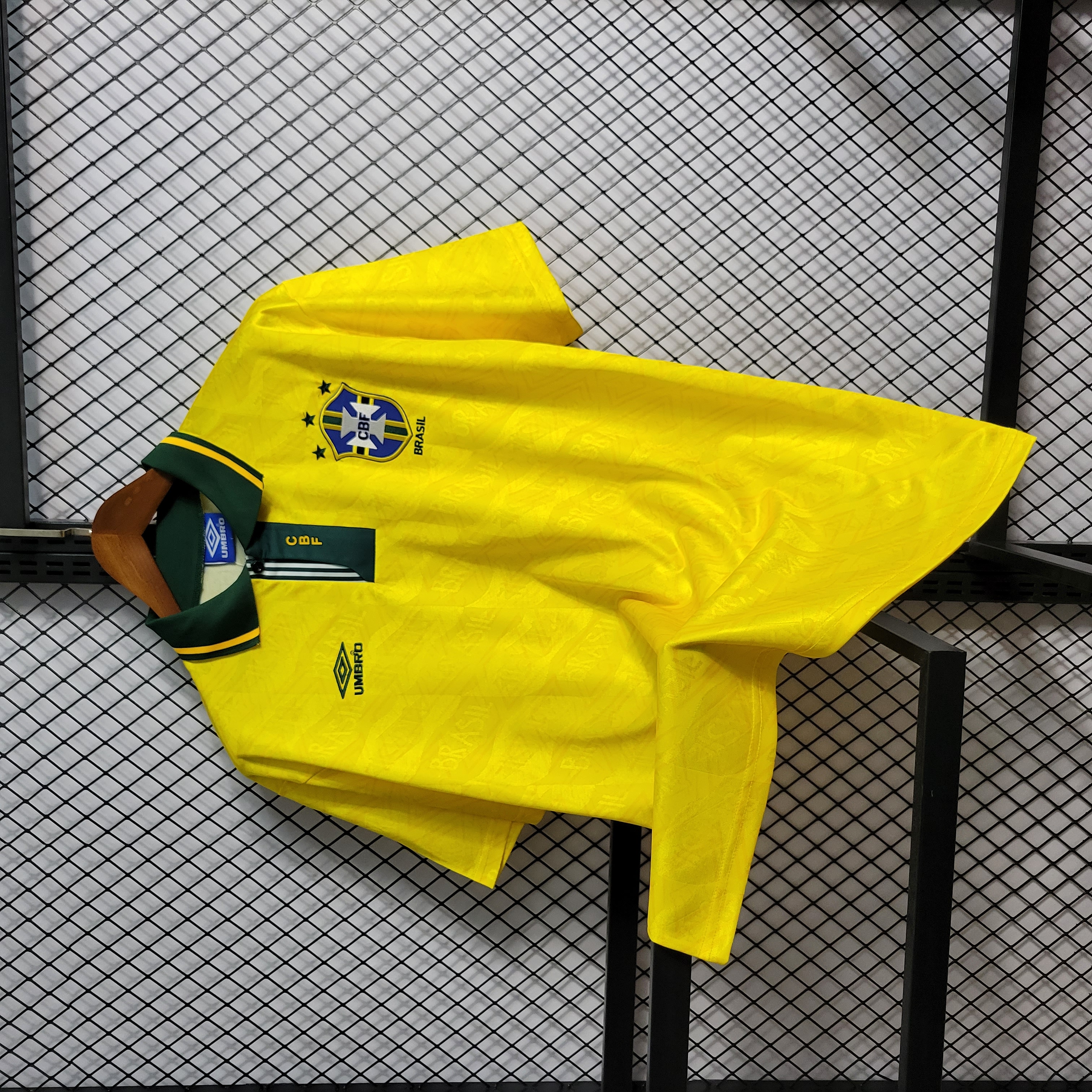 Retro Brazil 1991-93 Home Stadium Jersey - SOCCERDEALSHOP