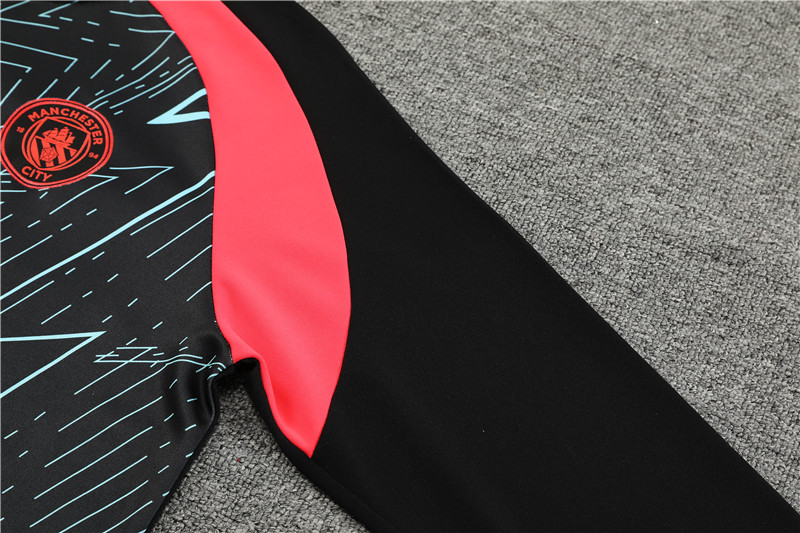 Manchester City 23-24 Long Sleeve Training Set -Black Camouflage - SOCCERDEALSHOP