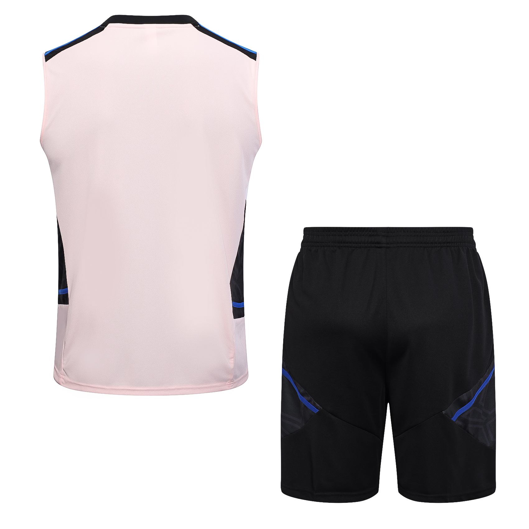 23-24 Manchester United Pink Player Vest Training Set - SOCCERDEALSHOP