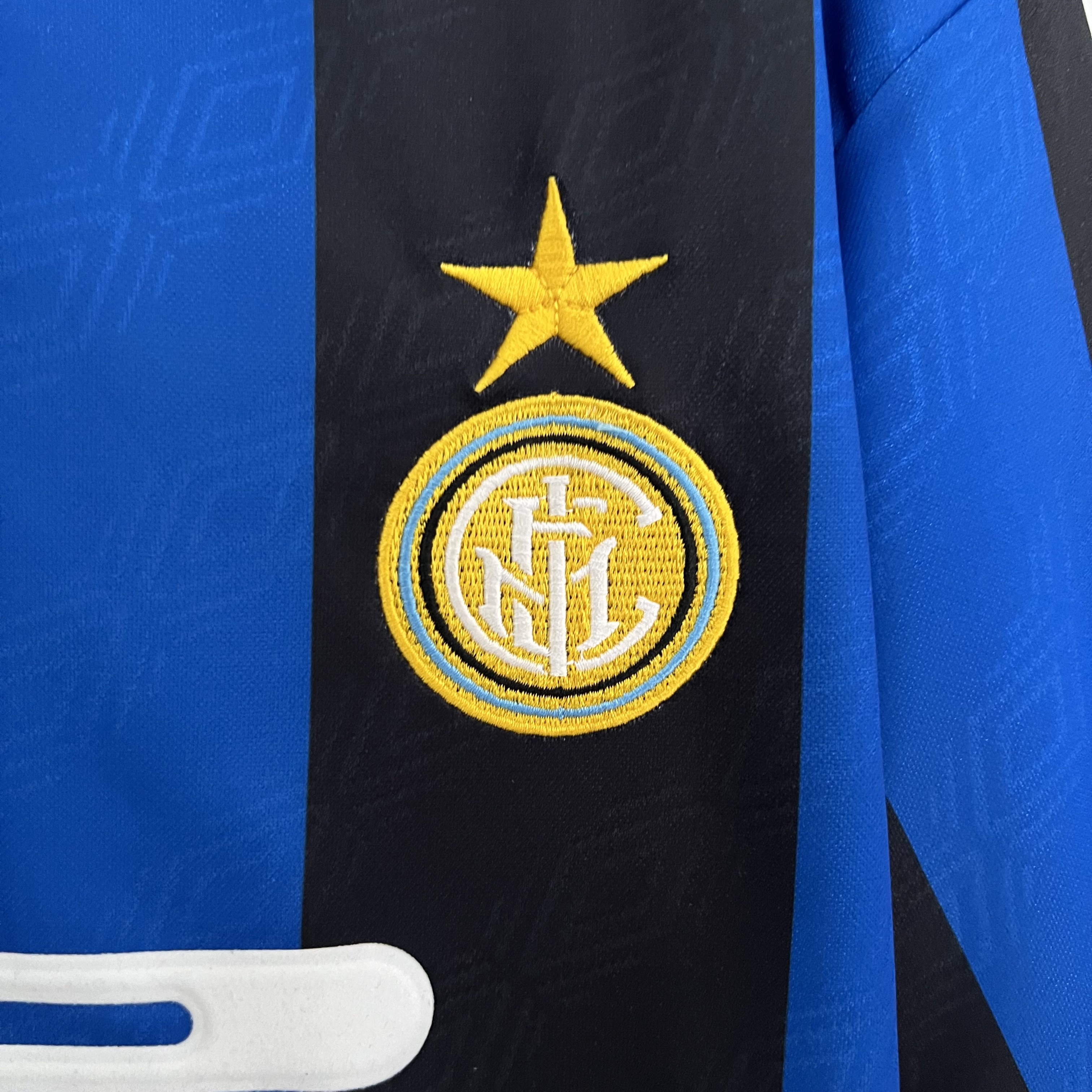Retro Inter Milan 1995-96 Home Stadium Jersey - SOCCERDEALSHOP