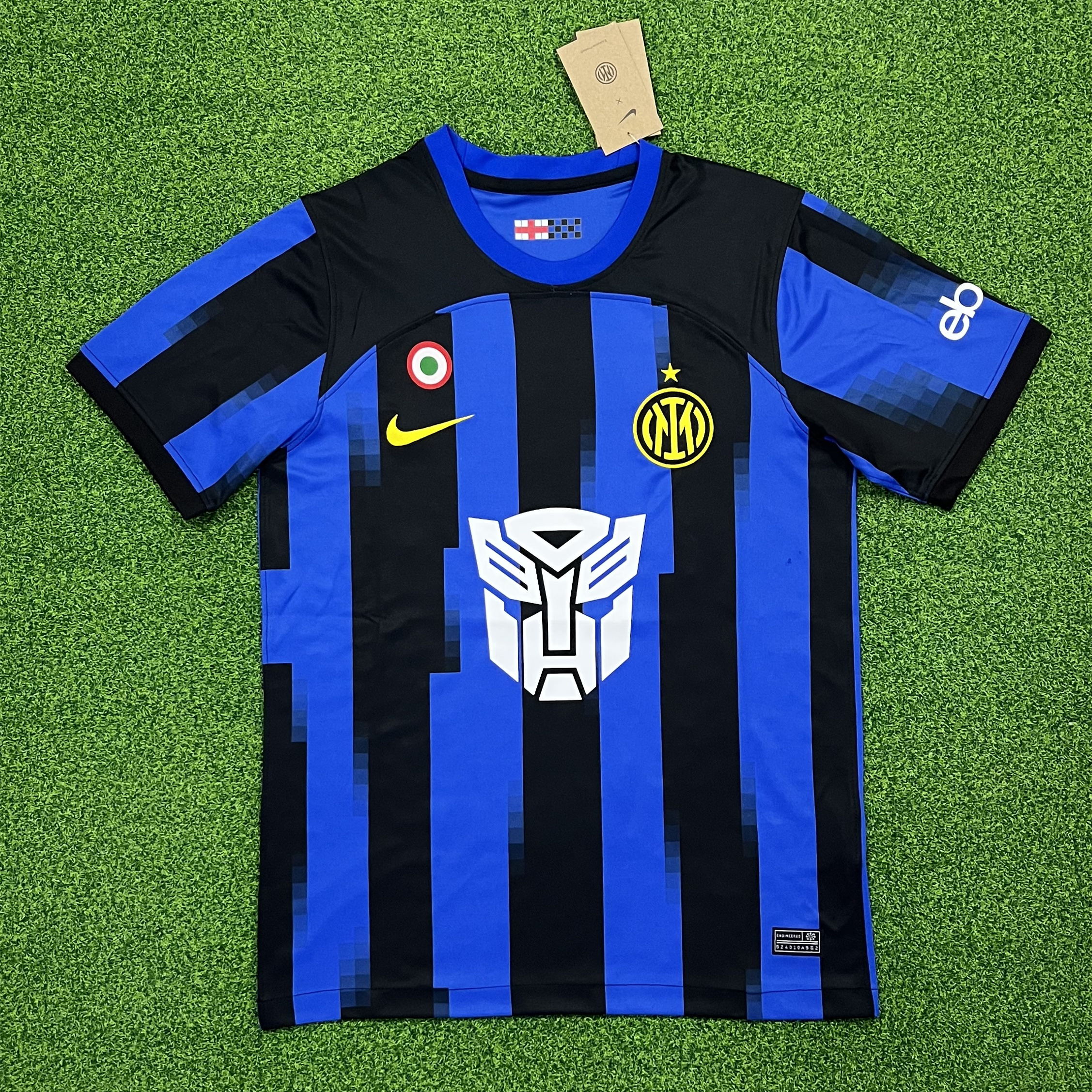 Inter Milan 23-24 Home Stadium Transformers Edition Jersey - Fans Version - SOCCERDEALSHOP