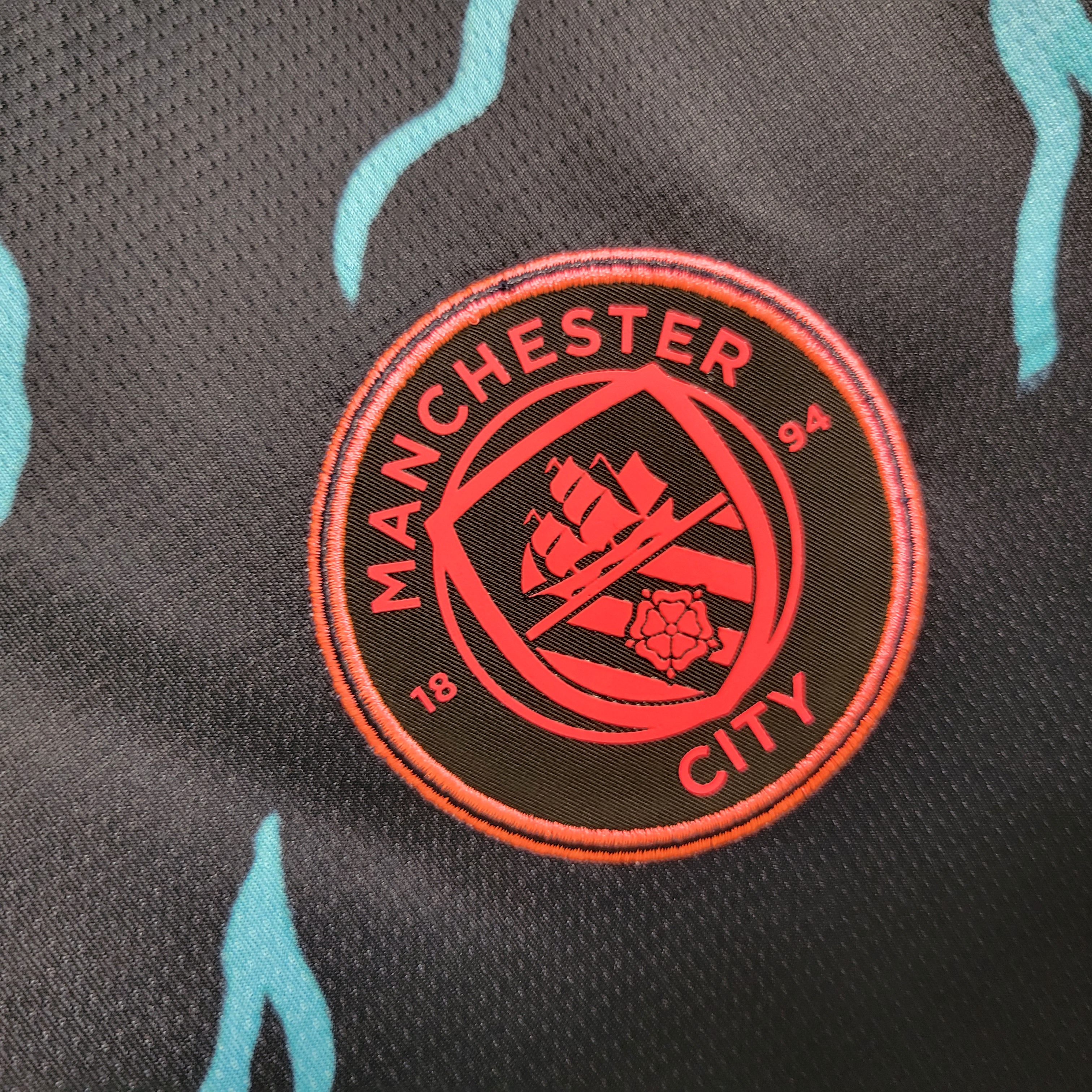 Manchester City 23-24 Third Long Sleeve Jersey - Fans Version - SOCCERDEALSHOP