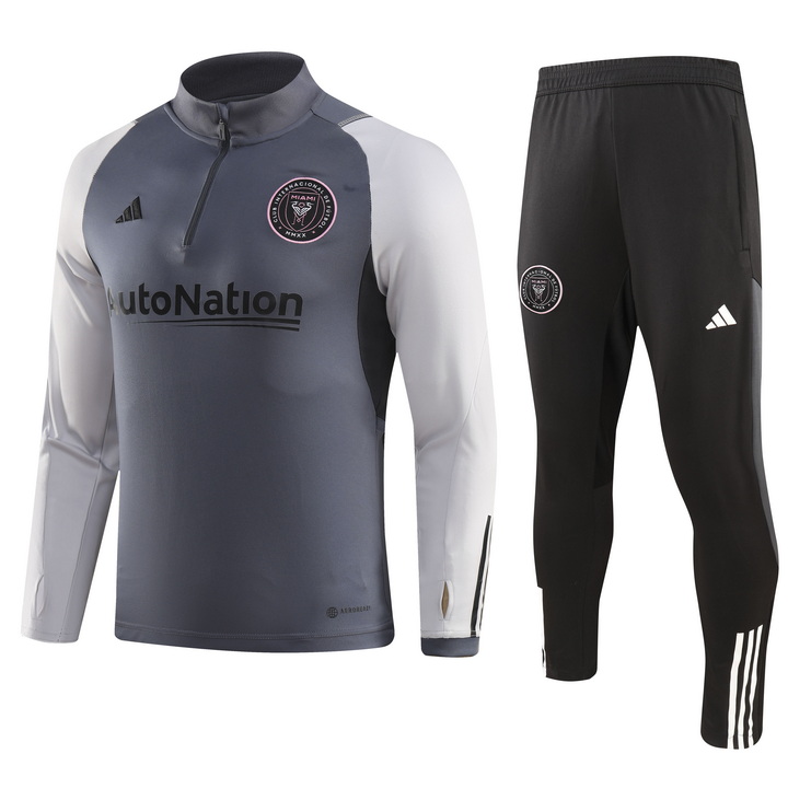 Miami 23-24 Long Sleeve Training Set -Grey - SOCCERDEALSHOP